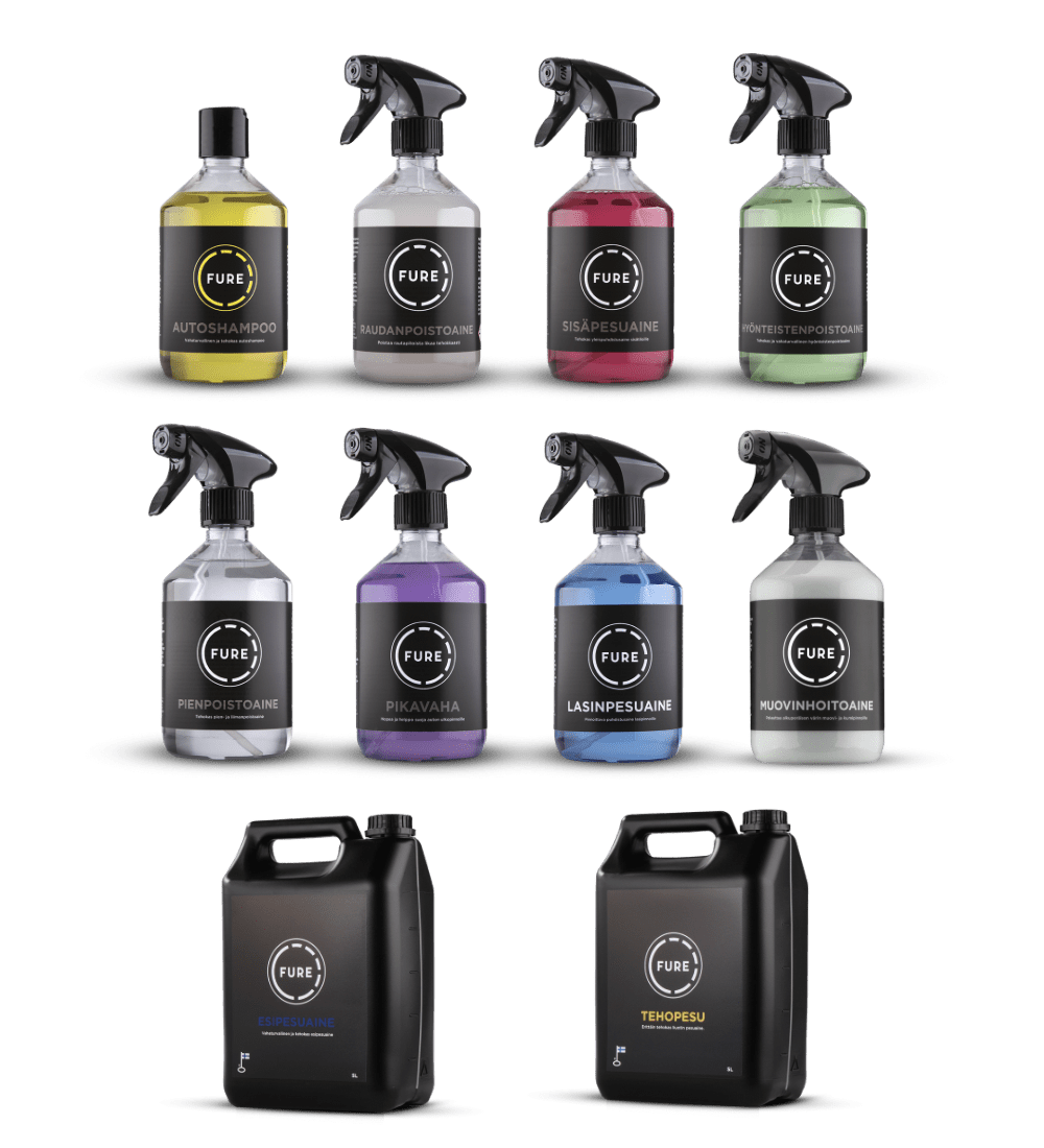 All In One - Paketti - Fure - Autonhoitotuotteet